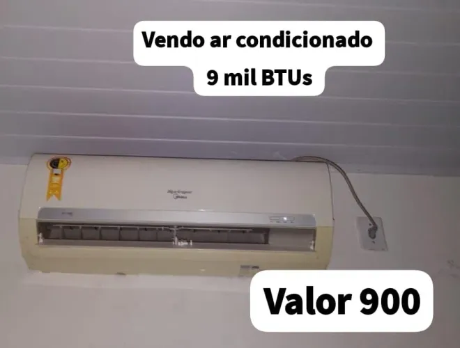 Vendo ar condicionado 9 mil BTUs