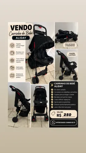 Vende-se carrinho de bebê