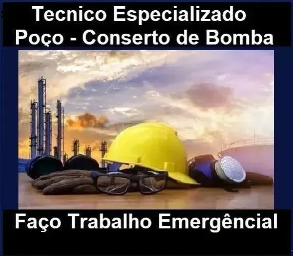 Conserto de Bomba--Limpeza de Poço (Aceito Cartão e Realizo Parcelamento)