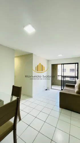 Aluguel apartamento 2/4 suíte semi mobiliado - Quatro Estações -