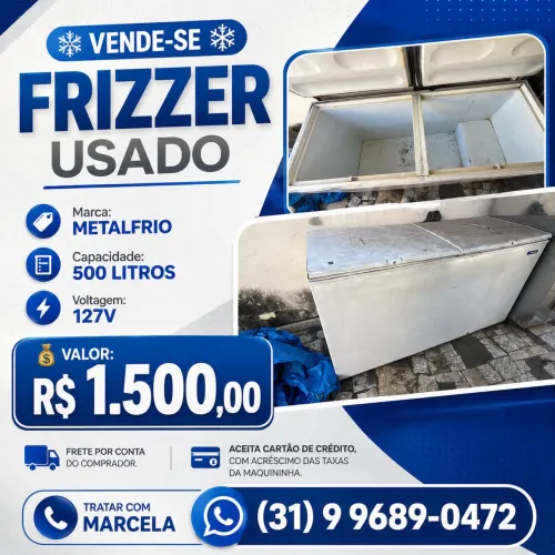 Vende-se Frizzer Horizontal Usado