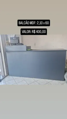 Balcão de Atendimento em MDF