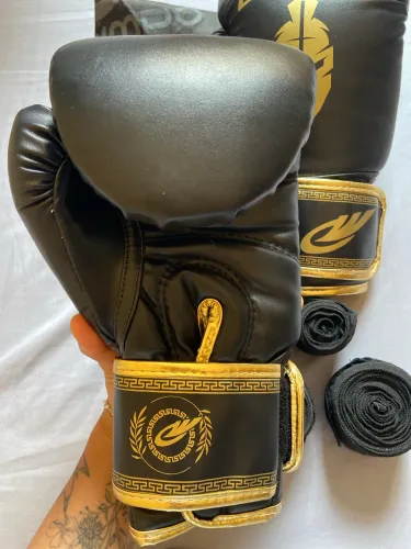 Luva Olímpo 14oz+ Duas bandagem 5 e 3cm
