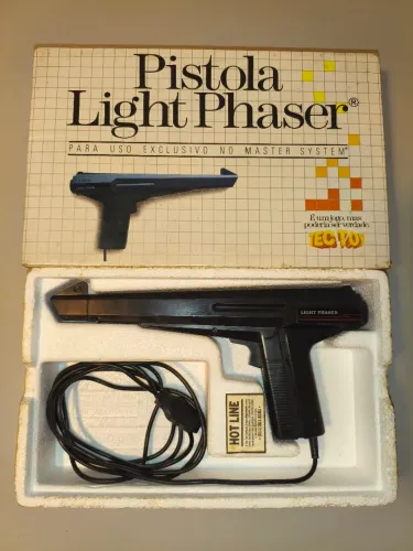 Pistola light phaser para uso exclusivo no Master system