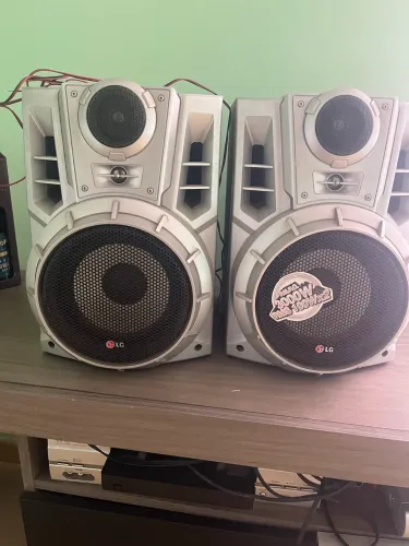 2 caixas de som LG, para aparelho de som antigo
