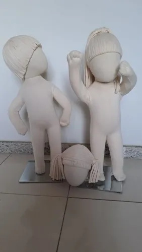 Combo Manequins Decorativos em Tecido