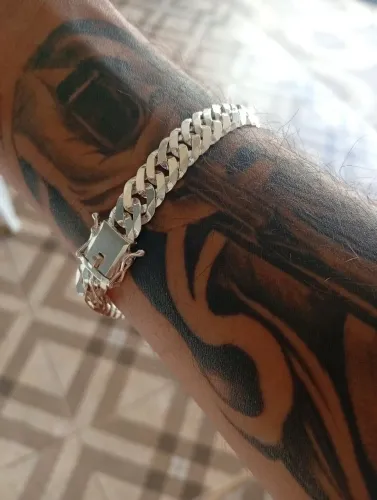 Pulseira Prata 925 Elo duplo 10MM Novas