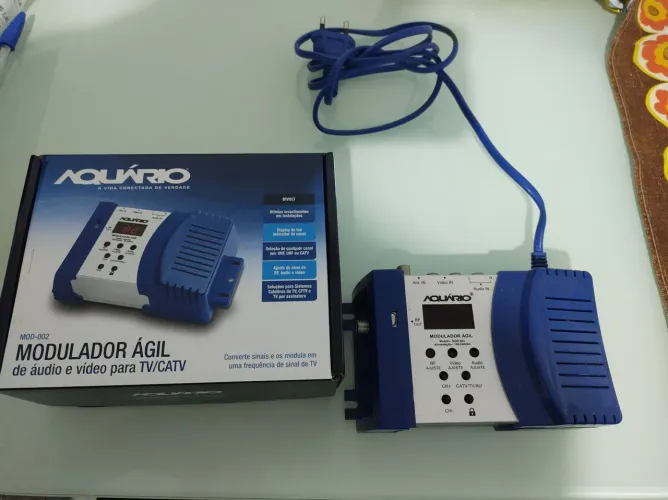 Modulador ágil aquario tv catv