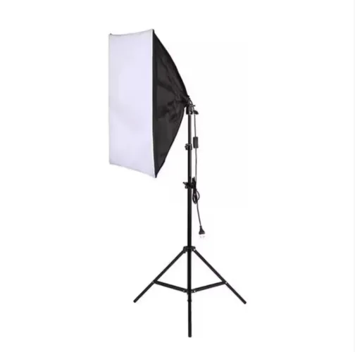 SOFTBOX COMPLETO com tripé para fotos e vídeos - POUQUÍSSIMO USO (estado de novo!)