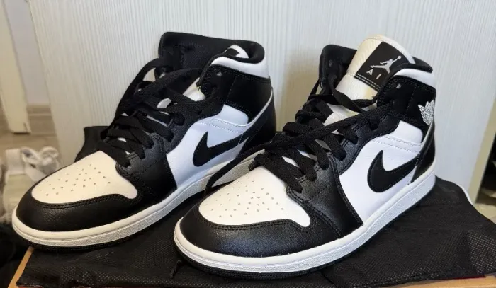 tênis air jordan 1 mid panda 37