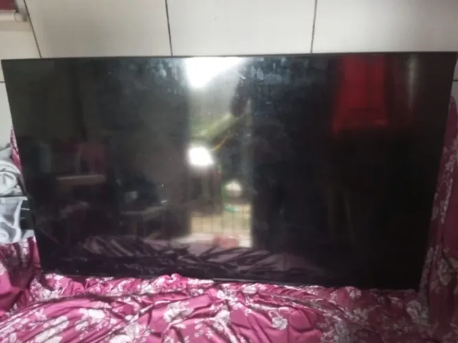 Tv Samsung de 50 smartv com o display queimado