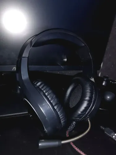 Fone De Ouvido Over-ear Gamer Havit H2232d 2x2p, Rgb - Preto