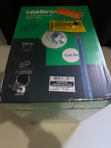 Cabo de Rede CAT5e Intelbras