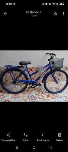 Bicicleta pouco usada