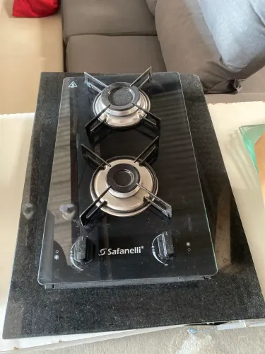 Fogão cooktop 2 bocas safanelli