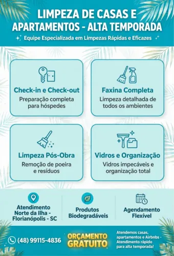Limpeza Norte da ilha