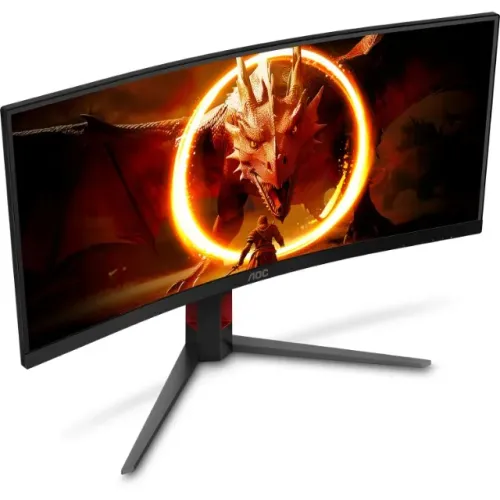 NOVO / LACRADO - Monitor Gamer AOC 34" Ultrawide 180Hz 0.5ms WQHD