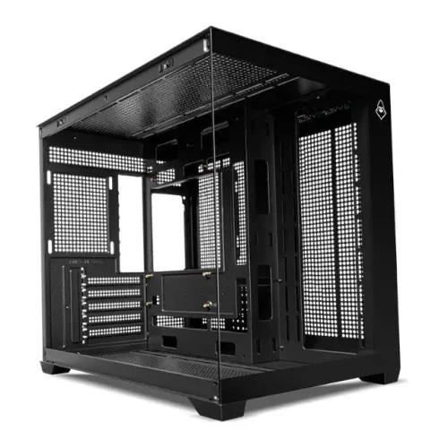 Gabinete Mancer CV450, Mini-Tower, Lateral de Vidro, Preto, Sem fans/Coolers, Novo, Lacrad