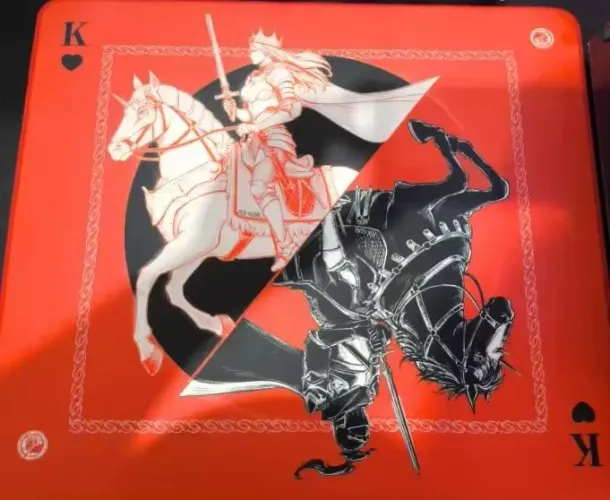 Mouse Pad ATK Warhorse Battle Riding - (Vermelho) 490x420x4mm
