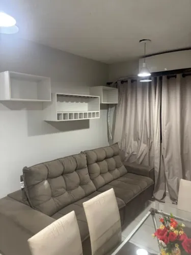 Apto 2 quartos mobiliado Condominio Total ville ll