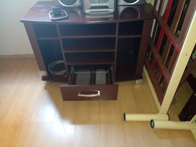 Rack para TV e som
