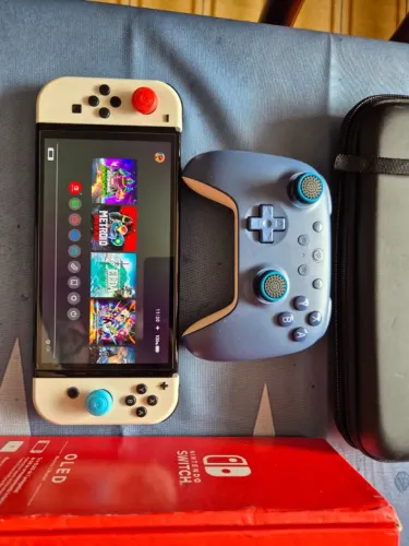Nintendo switch oled desbloqueado 64GB+128GB Nacional Anatel