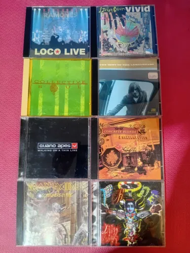 8 CDs Diversos + 1 de brinde 