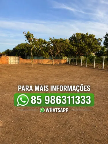 OPORTUNIDADE IMPERDÍVEL - TERRENO AMPLO À VENDA - PRATIÚS II - PINDORETAMA CE