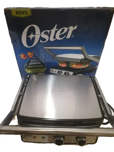 Grill Elétrico Multiuso Inox 2 Em 1 Ogrl660 Oster 220Volts SEM USO