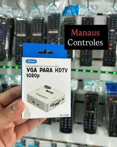 Adaptador VGA para HDMI 1080P Full HD