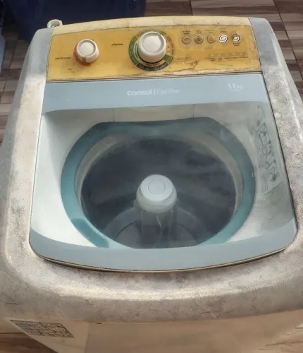Máquina de lavar Consul 11kg cesto inox funciona tudo