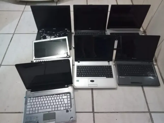 notebook com defeito