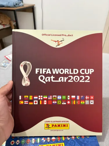Álbuns e figurinhas da copa