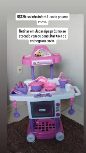 Brinquedos para menina fogão ,bonecas valor na foto .