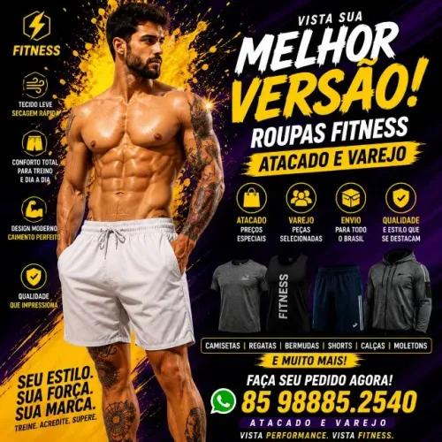 bermuda fitness atacado