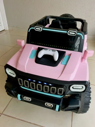 Carrinho Elétrico Infantil Jipe Hummer - 4 Motores - Bateria Nova