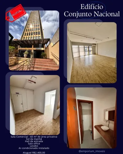 LOCAÇÃO | SALA COMERCIAL EDIFÍCIO CONJUNTO NACIONAL