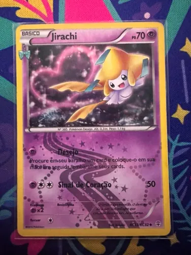 Carta Jirachi Reverse Foil SP Geração Pokemon TCG