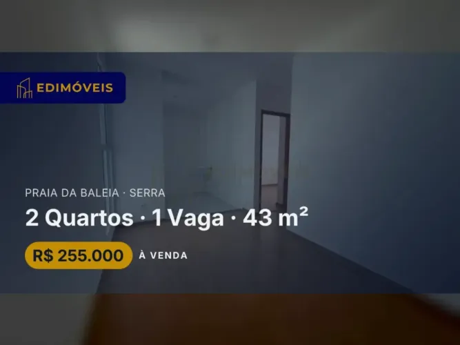 Apartamento 2 quartos com piscina na Praia da Baleia, venha conhecer!