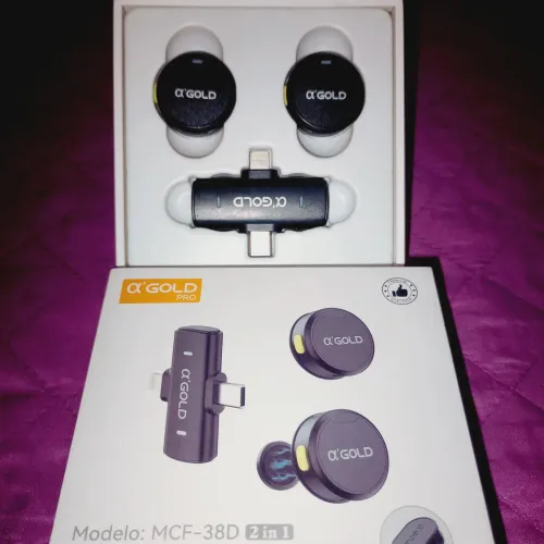 Microfone de lapela magnético