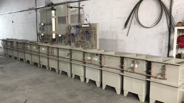 Banho rotativo verniz cataforetico Galvanoplastia