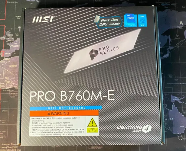 Placa-mãe Intel DRR-5 MSI B760M-E