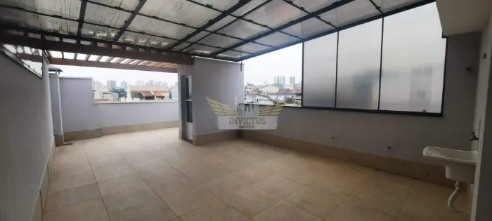 Cobertura com 2 Quartos para Alugar, 100m² - Vila Scarpelli, Santo André/SP.