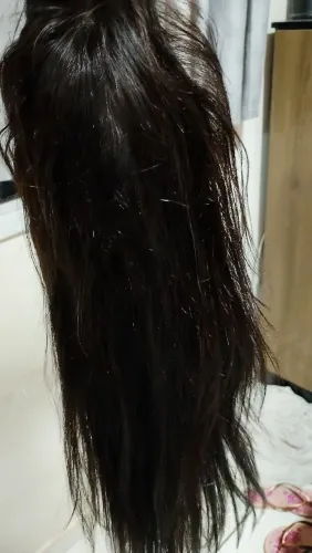 Lace cabelo humano telinha e repartição livre