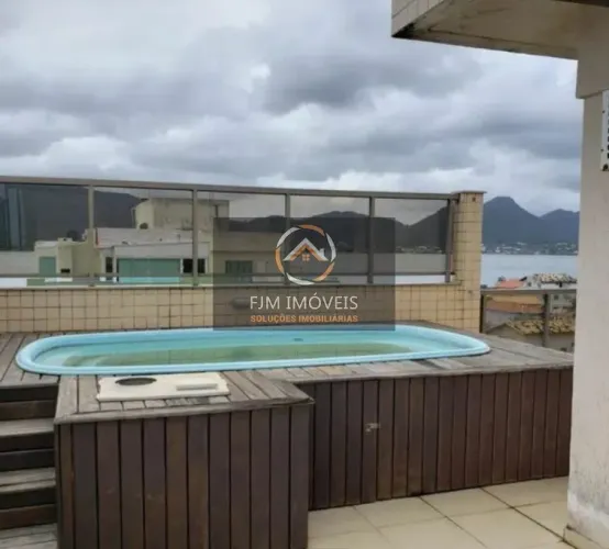 Cobertura de luxo em Piratininga - Niterói: 200m², 3 suítes, 4 banheiros por R$2M - Venda