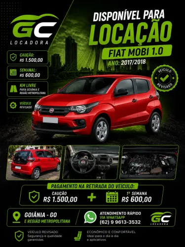 GC - Locações, Uber/99pop e Indriver
