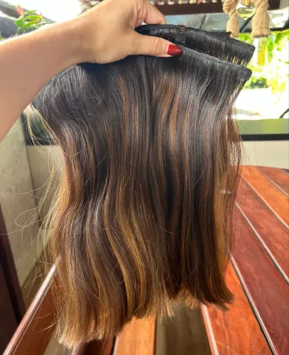 MEGA HAIR CABELO HUMANO BRASILEIRO 130g PONTAS CHEIAS