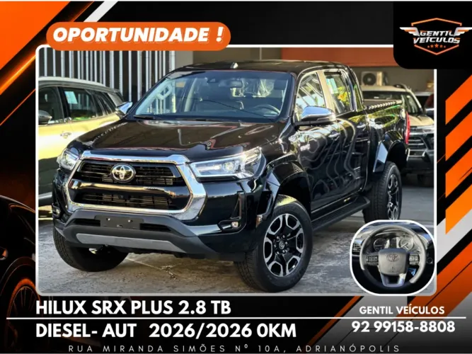 Toyota Hilux CD SRX Plus 4X4 2.8 TDI Die. Aut. 2026