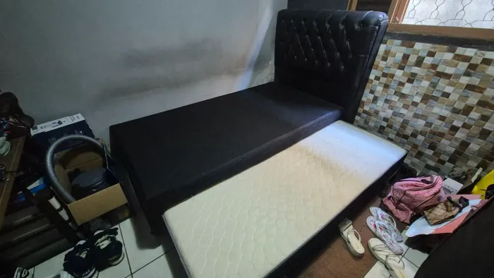 Cama box solteirão com auxilar
