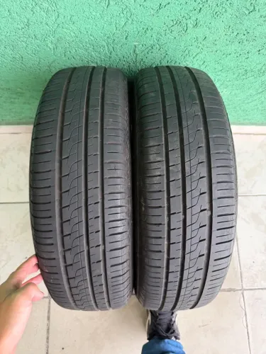 02 Pneus Pirelli p400 175/70/14 Semi Novos 